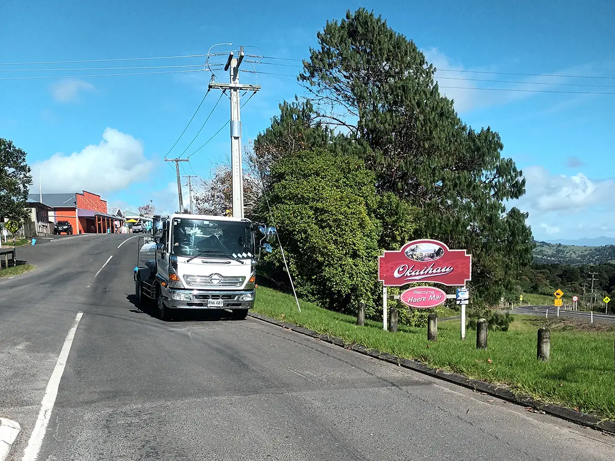 Septic truck providing service in Okaihau Northland